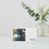 正方形の写真(v2) -鏡 名刺 (スタンド正面)