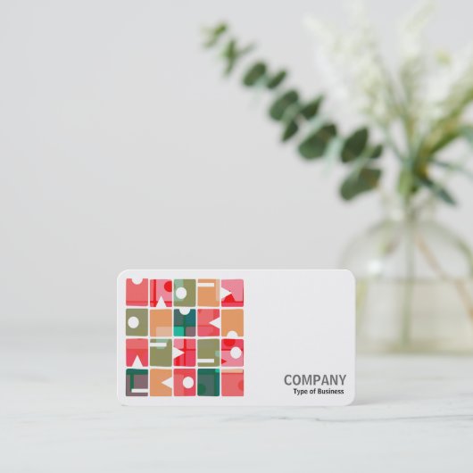 正方形の写真(v2) – 長方形抽象芸術120623 名刺 (スタンド正面)