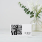 正方形の写真(v2) – 高コントラスト 名刺 (スタンド正面)