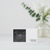 正方形の写真(v2) – 黒い白鳥 名刺 (スタンド正面)