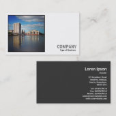 正方形の写真(v2) - Cardiff Bay 名刺 (正面/裏面)