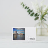 正方形の写真(v2) - Cardiff Bay 名刺 (スタンド正面)