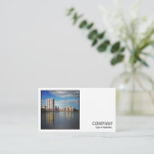 正方形の写真(v2) - Cardiff Bay 名刺 (スタンド正面)