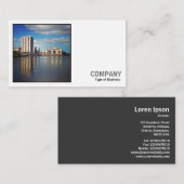 正方形の写真(v2) - Cardiff Bay 名刺 (正面/裏面)