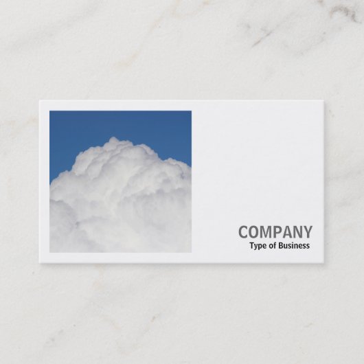 正方形の写真(v2) - Cumulus Cloud 名刺 (正面)