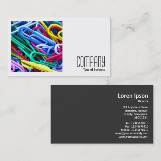 正方形の写真(v2) - Project Paperclip 名刺 (正面/裏面)