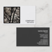 正方形の写真(v2) - Tree Spirits 名刺 (正面/裏面)