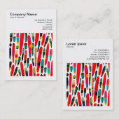 正方形の写真(v3) – カラーのカラー調整スプラッシュ150222 名刺 (正面/裏面)