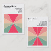 正方形の写真(v3) – カラーセグメント03 名刺 (正面/裏面)