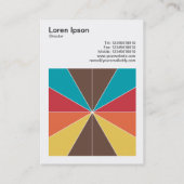 正方形の写真(v3) – カラーセグメント05 名刺 (裏面)