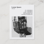 正方形の写真(v3) – タワークレーン02 名刺 (裏面)