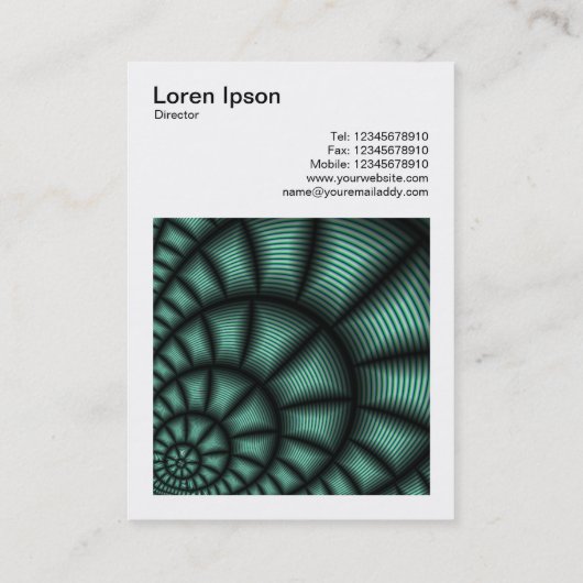 正方形の写真(v3) -フラクタルデザイン02 名刺 (裏面)