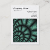 正方形の写真(v3) -フラクタルデザイン02 名刺 (正面)