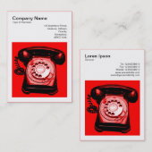 正方形の写真(v3) – ホットライン03 名刺 (正面/裏面)