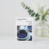 正方形の写真(v3) -ヴィンテージTLRカメラ 名刺 (スタンド正面)