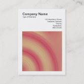 正方形の写真(v3) -抽象芸術円03 名刺 (正面)