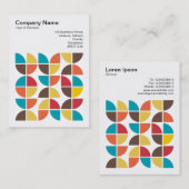 正方形の写真(v3) -抽象芸術幾何学模様110421v3 名刺 (正面/裏面)