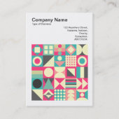 正方形の写真(v3) -抽象芸術正方形110419 名刺 (正面)