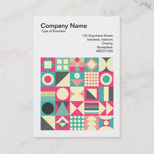 正方形の写真(v3) -抽象芸術正方形110419 名刺 (正面)