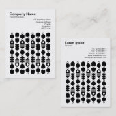 正方形の写真(v3) -抽象芸術140823 名刺 (正面/裏面)