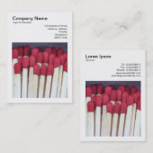 正方形の写真(v3) - 02に一致 名刺 (正面/裏面)