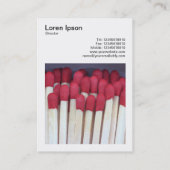 正方形の写真(v3) - 02に一致 名刺 (裏面)