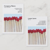 正方形の写真(v3) - 03に一致 名刺 (正面/裏面)