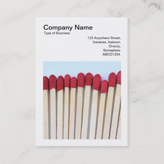 正方形の写真(v3) - 03に一致 名刺 (正面)