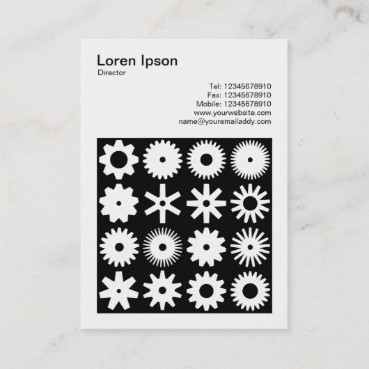 正方形の写真(v3) - Cogs 02 名刺 (裏面)