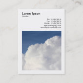 正方形の写真(v3) - Cumulus Cloud 名刺 (裏面)