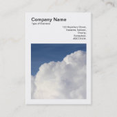 正方形の写真(v3) - Cumulus Cloud 名刺 (正面)