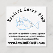 正方形の名刺 スクエア名刺 (正面)