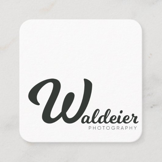 正方形の名刺 スクエア名刺 (正面)