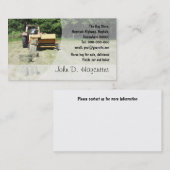 正方形の梱包機の名刺 名刺 (正面/裏面)