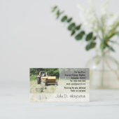 正方形の梱包機の名刺 名刺 (スタンド正面)