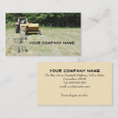 正方形の梱包機の名刺 名刺 (正面/裏面)