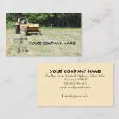 正方形の梱包機の名刺 名刺 (正面/裏面)