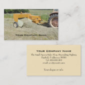 正方形の梱包機の名刺 名刺 (正面/裏面)