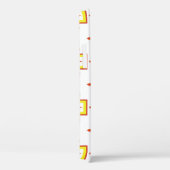 正方形の背景を持つシームレスなパターン抽象芸術  Case-Mate iPhoneケース (裏面 / 右)