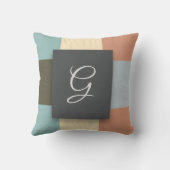 正方形の色 クッション (裏面)