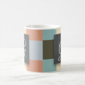 正方形の色 コーヒーマグカップ (中央)