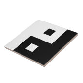 正方形の陰陽 タイル (側面)