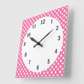 正方形の(大きい)柱時計 スクエア壁時計 (傾斜)