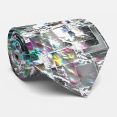 正方形のDVDの切り出し、粗いモザイクのような色の外観 ネクタイ (ロール)