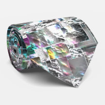 正方形のDVDの切り出し、粗いモザイクのような色の外観