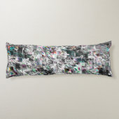 正方形のDVDの切り出し、粗いモザイクのような色の外観 ボディピロー (裏面)