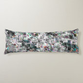 正方形のDVDの切り出し、粗いモザイクのような色の外観 ボディピロー (正面)