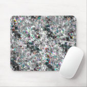 正方形のDVDの切り出し、粗いモザイクのような色の外観 マウスパッド (マウス)