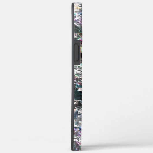 正方形のDVDの切り出し、粗いモザイクのような色の外観 Case-Mate iPhoneケース (裏面 / 右)