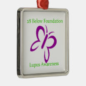 正方形のOranament メタルオーナメント (右)